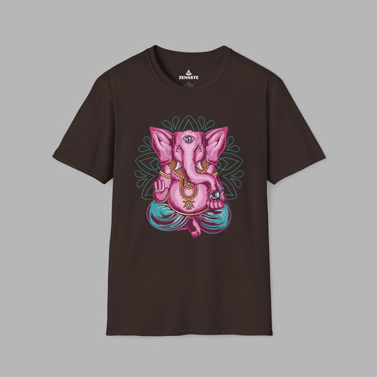 Mystic Elephant Meditation T-Shirt