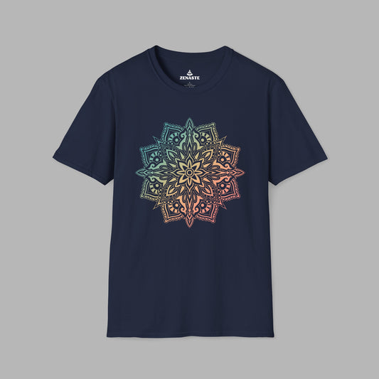 Vibrant Harmony Mandala T-Shirt