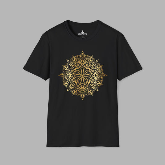 Golden Mandala Radiance T-Shirt